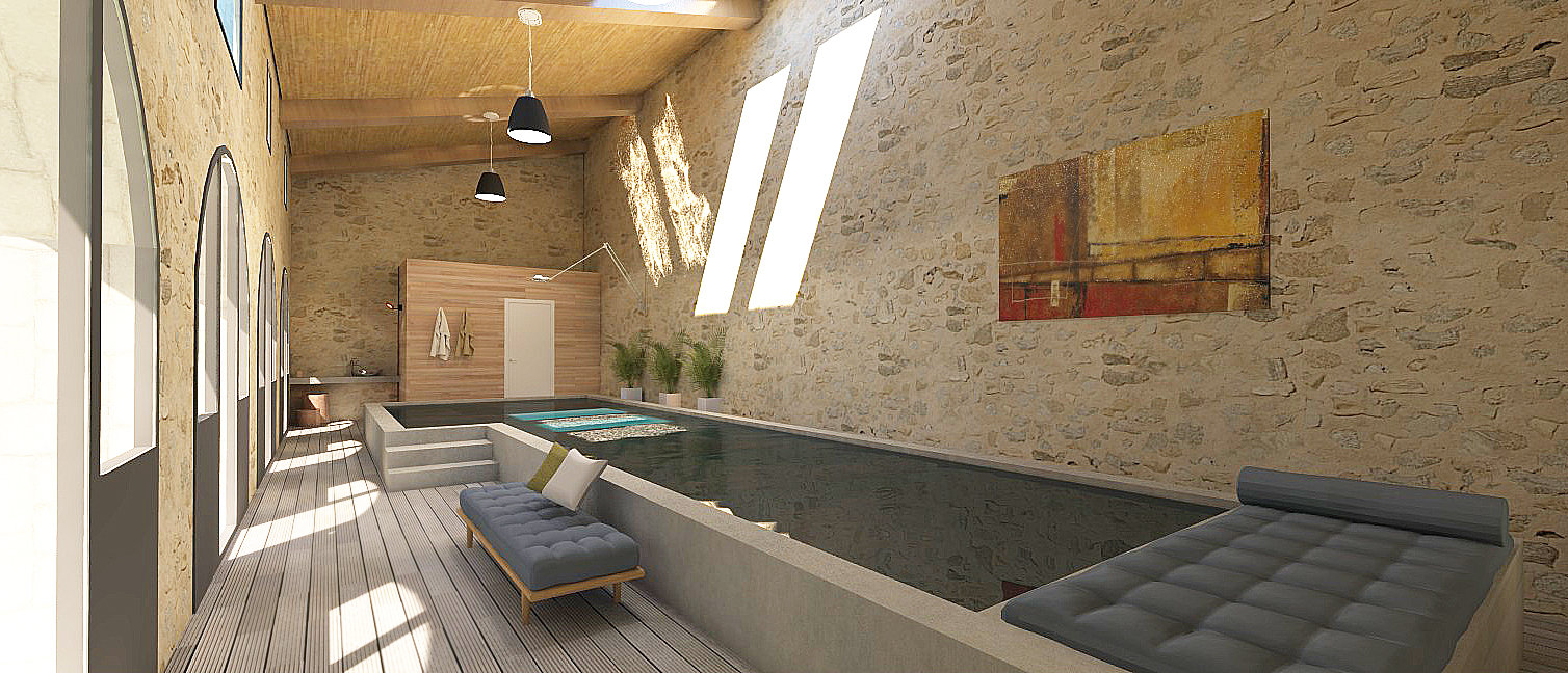 DANIN ARCHITECTURE Projet Villa St SIMON Spa